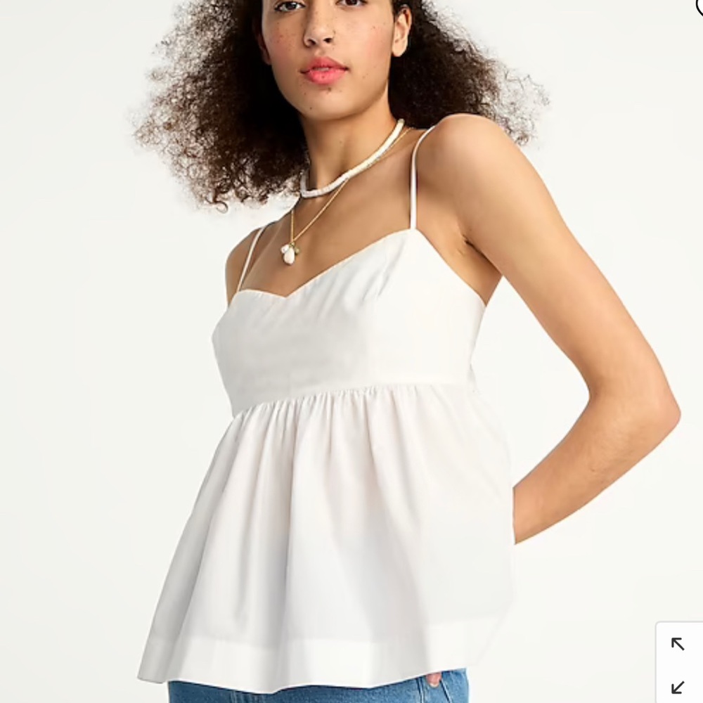 J. Crew Cotton Crop Tank Top